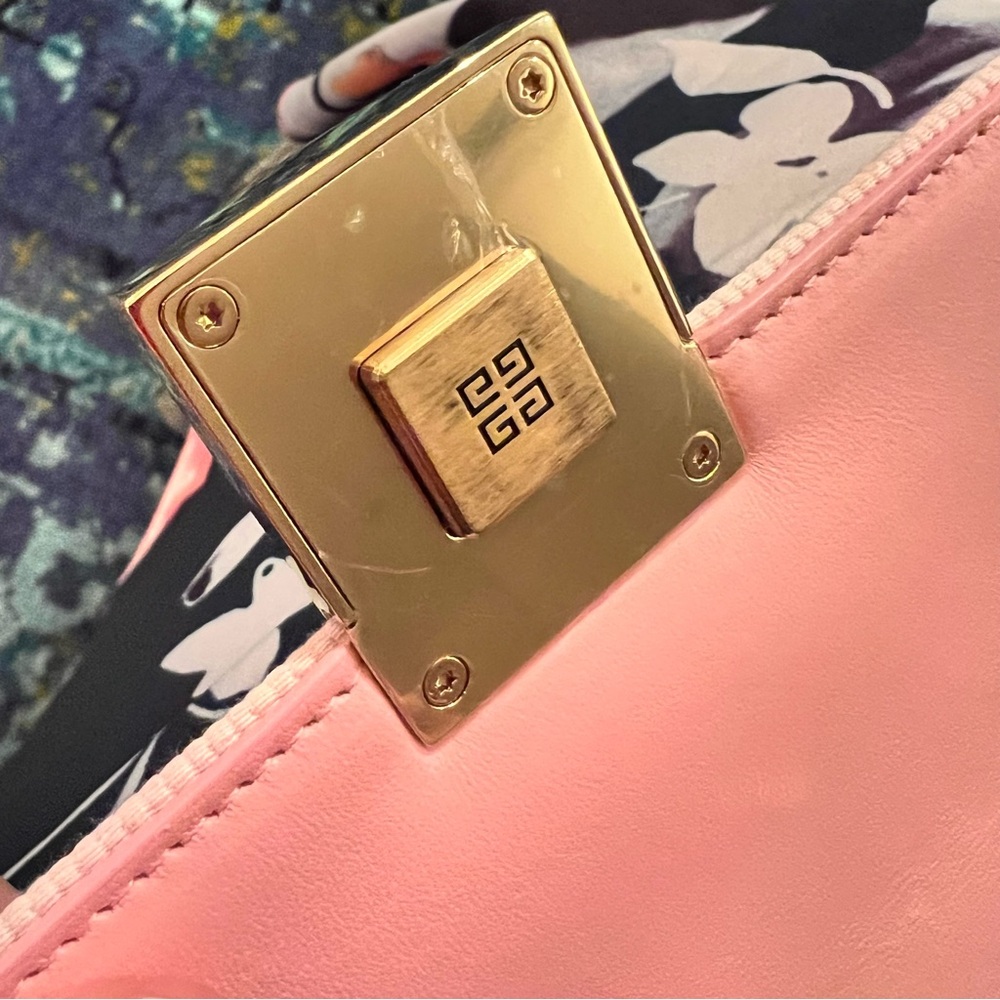 Givenchy 4G Pink Canvas Chain Handle & Crossbody Bag - Picture 13 of 14